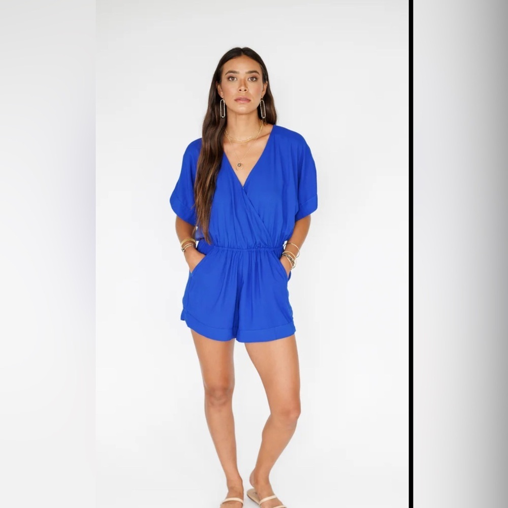 NWT blue Romper One Piece